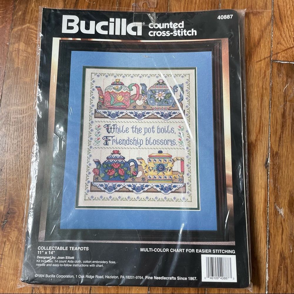 BUCILLA COLLECTIBLE TEAPOTS BY JOAN ELLIOTT